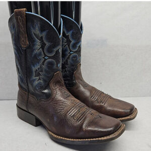 ARIAT TOMBSTONE Brown And Black Western Boots Boy's Size 5